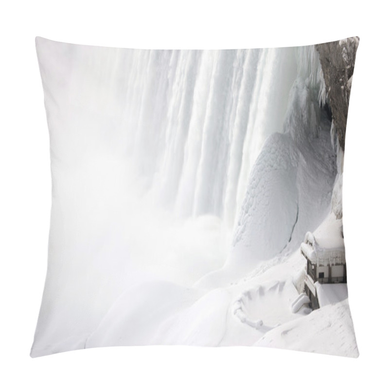 Personality  Winter Niagara Falls Pillow Covers