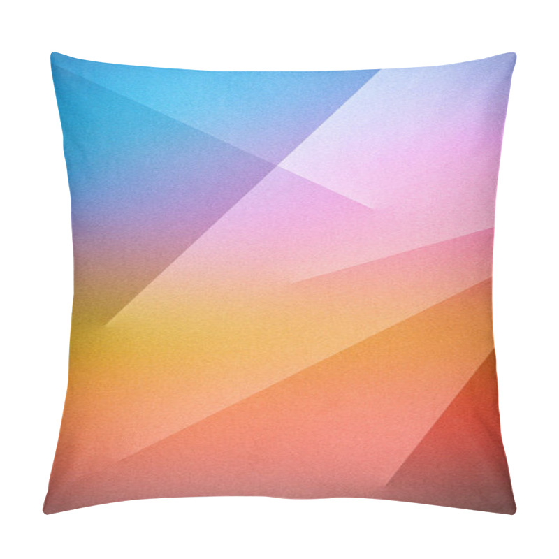 Personality  Vibrant Abstract Vertical Background With A Gradient Of Blue, Pink, Orange, And Yellow Hues, Featuring Geometric Shapes And A Grainy Texture, Ideal For Banners And Wallpapers Pillow Covers