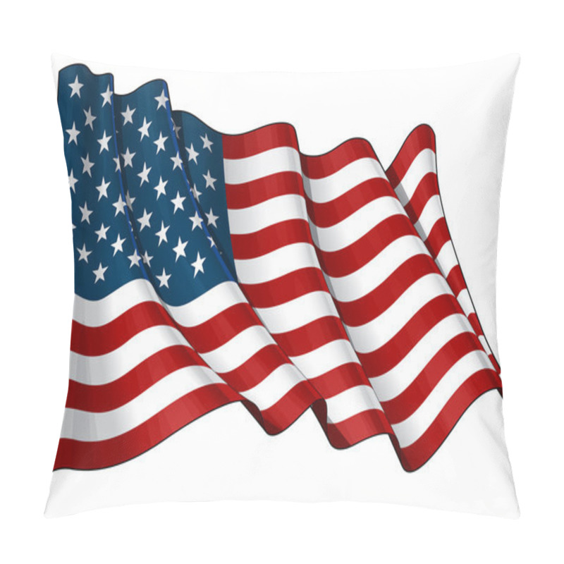 Personality  Flag Of USA Pillow Covers