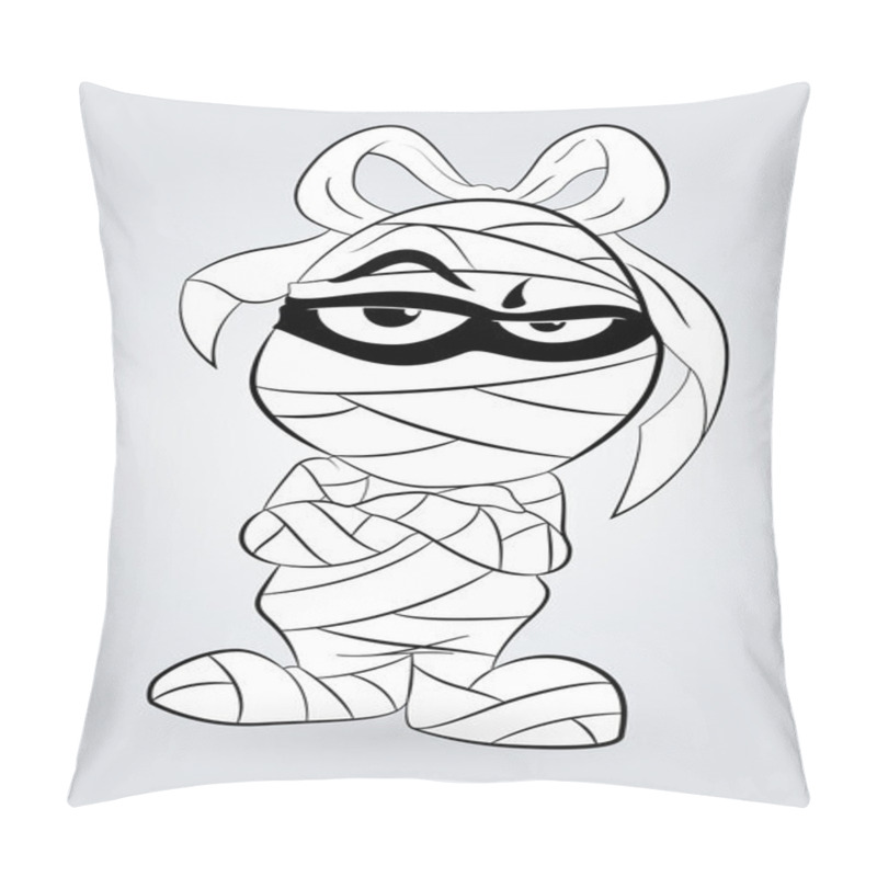 Personality  Cute Mummy Character Pillow Covers