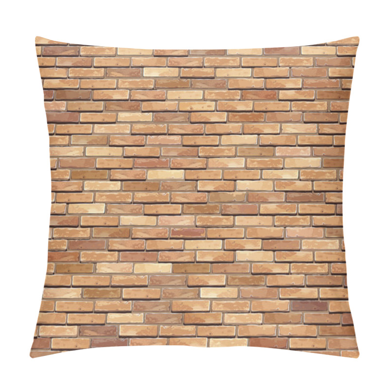 Personality  Red Brick Wall Pillow Covers