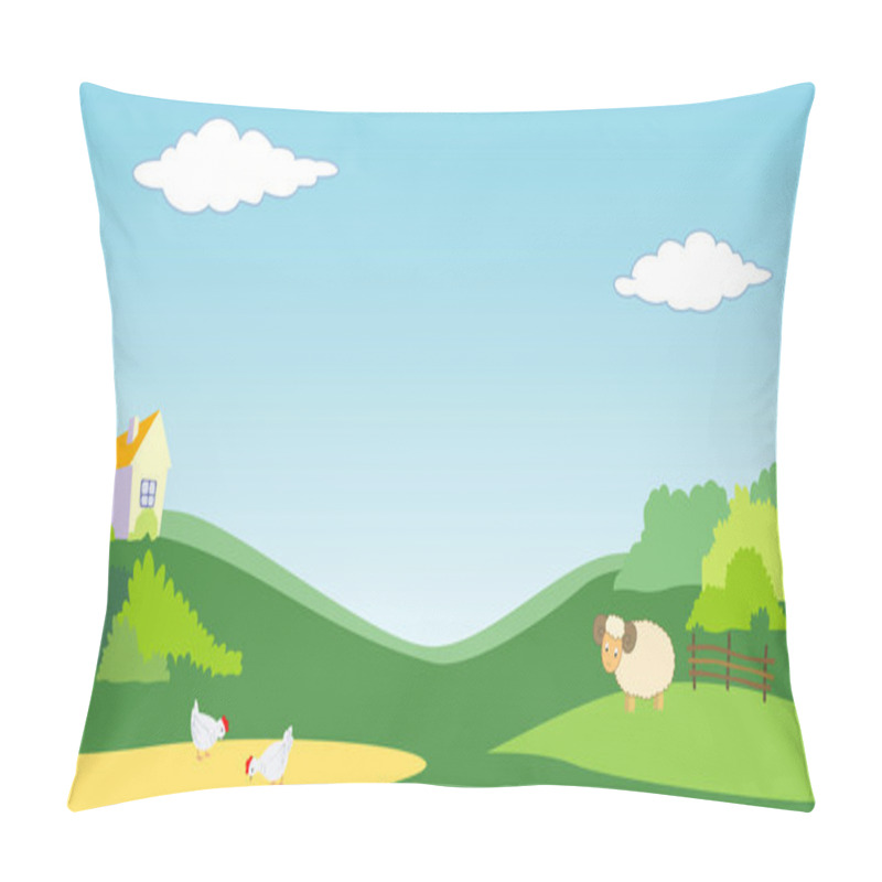 Personality  Country Landscape Pillow Covers