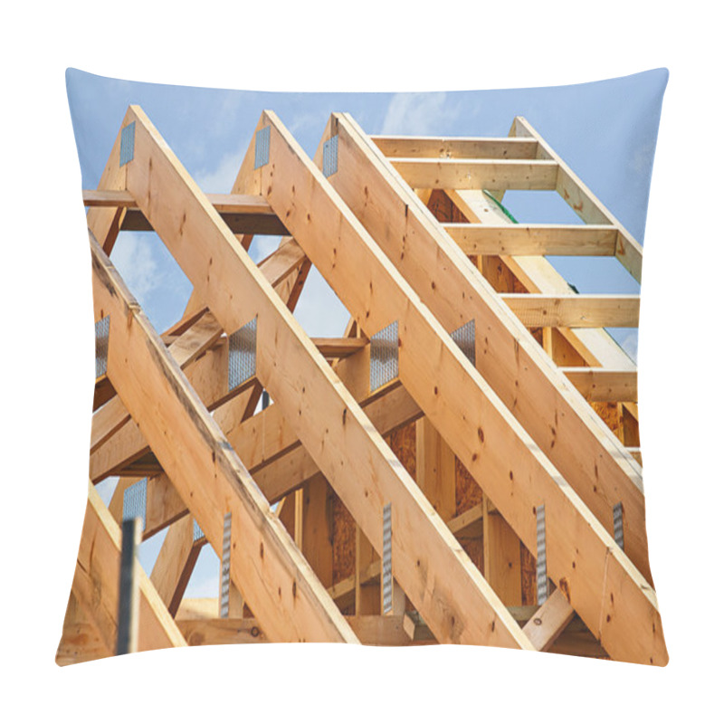 Personality  Standard Timber Frame Roof Structure Pillow Covers