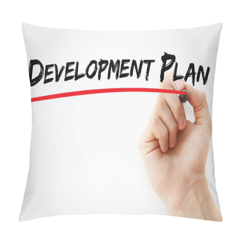 Personality  Hand Writing Development Plan With Marker Pillow Covers