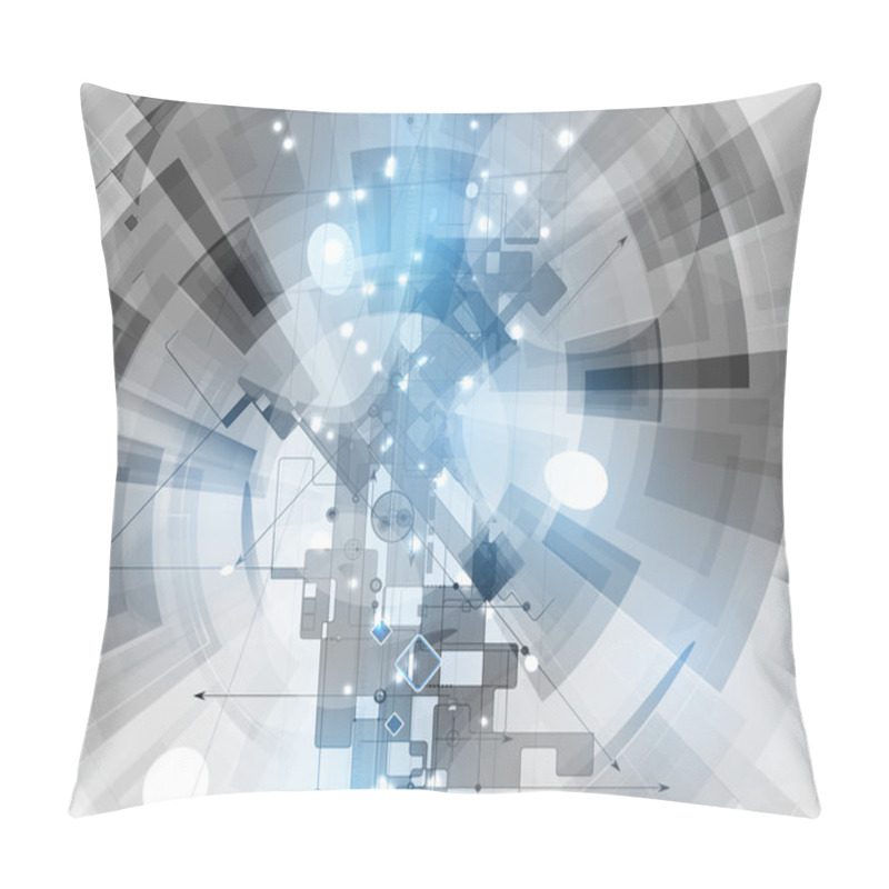 Personality  Abstract Technology Background Business & Development Direction Pillow Covers