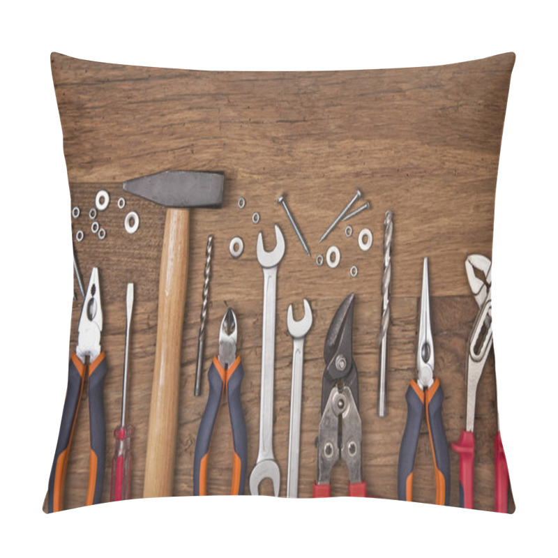 Personality  Set Of Different Tools Pillow Covers