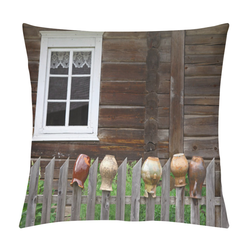 Personality  Rural House And Old Jugs Pillow Covers