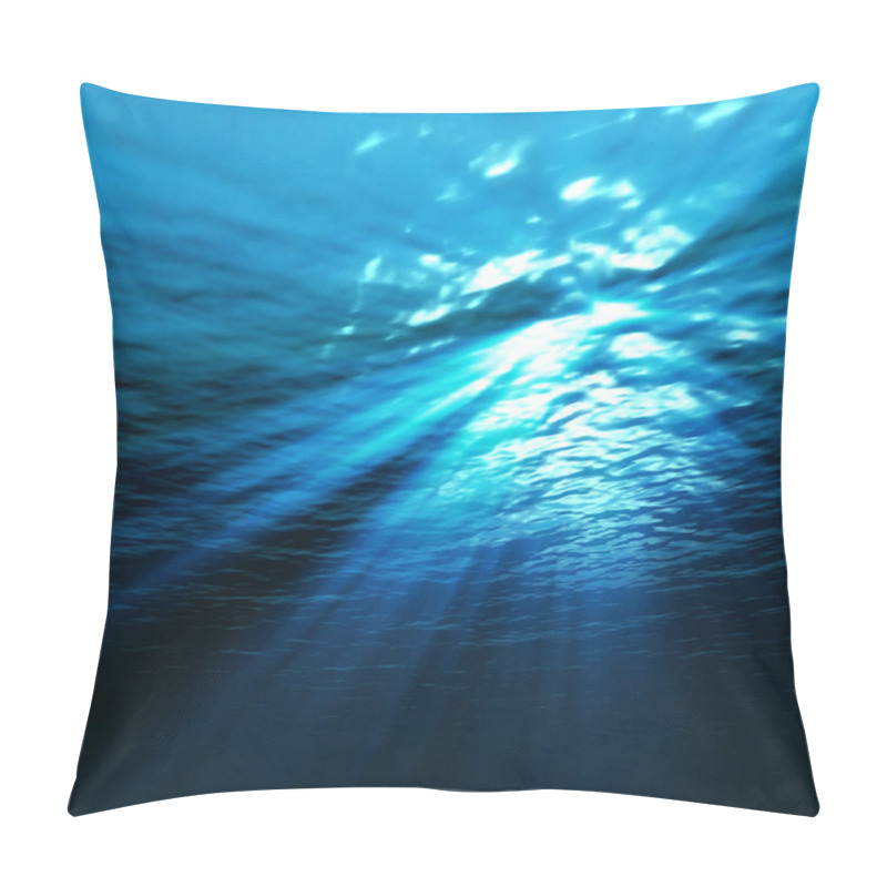 Personality  Underwater Light - View With Sunbeam Pillow Covers