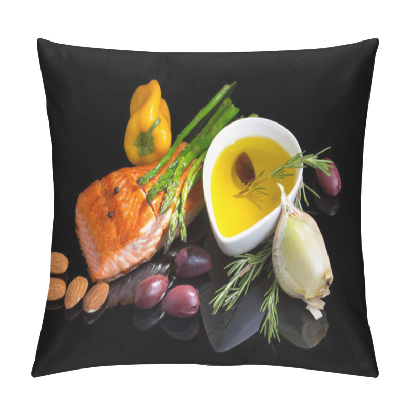 Personality  Mediterranean Omega-3 Diet. Pillow Covers