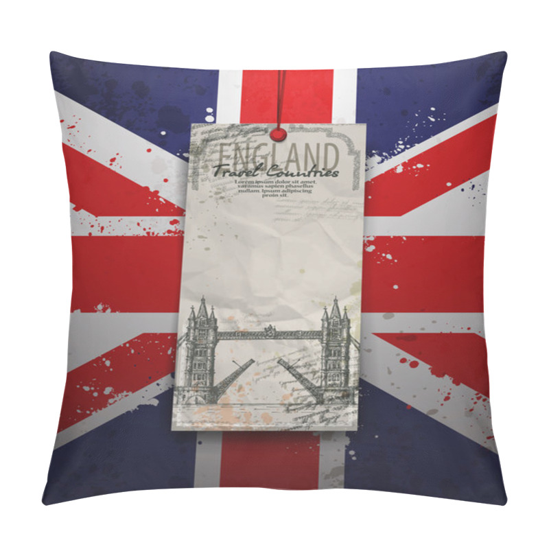 Personality  Tower Bridge. England, London Pillow Covers