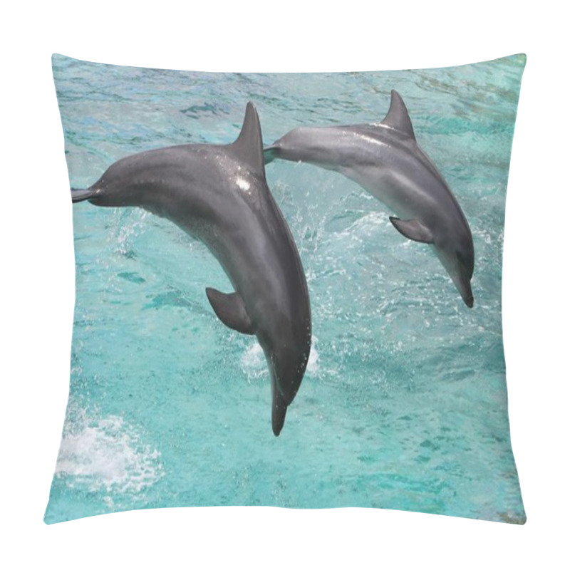 Personality  Dolphins Jumping Pillow Covers