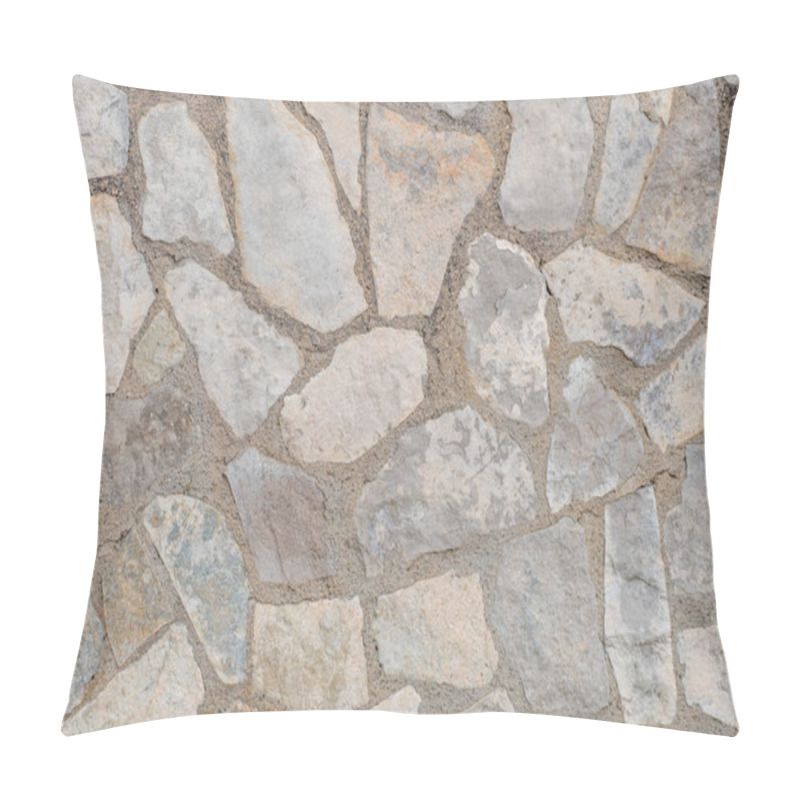 Personality  Image Of Stone Wall In Rural Environment Pillow Covers