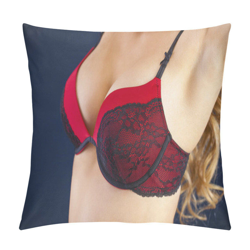 Personality  Woman Breast In Uplift Pillow Covers