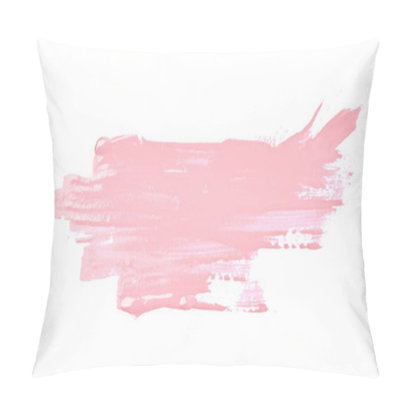 Personality  Smudged Splash Of Paint Isolated Pillow Covers