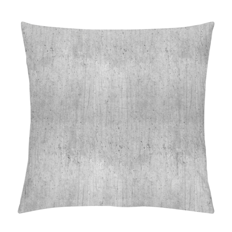 Personality  Seamless Grey Smooth New Concrete Wall Texture. Pillow Covers