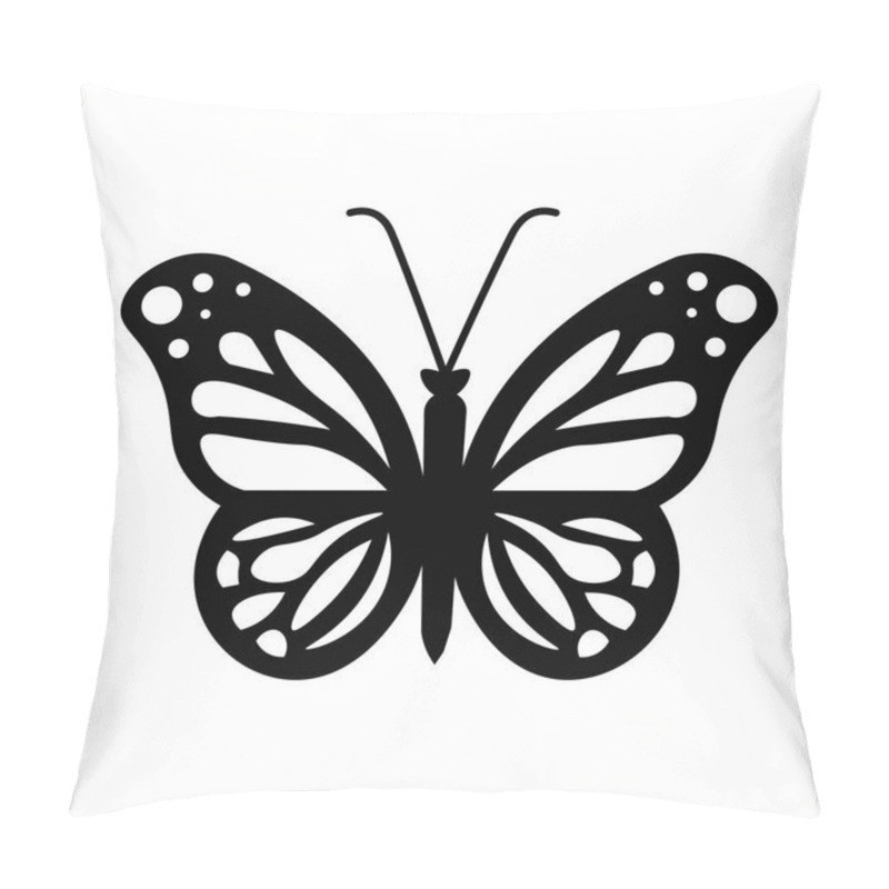 Personality  Butterfly Icon Vector Pillow Covers