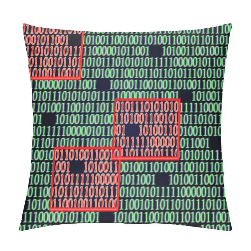 Personality  Error Detected In Binary Code Pillow Covers