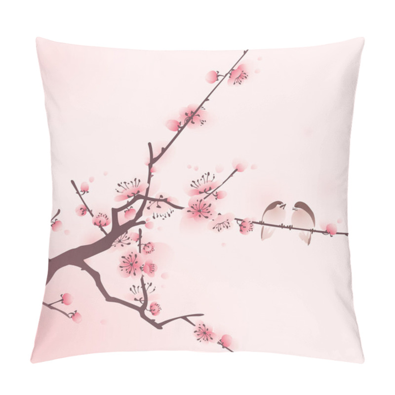 Personality  Blossoming Cherry Branches Pillow Covers