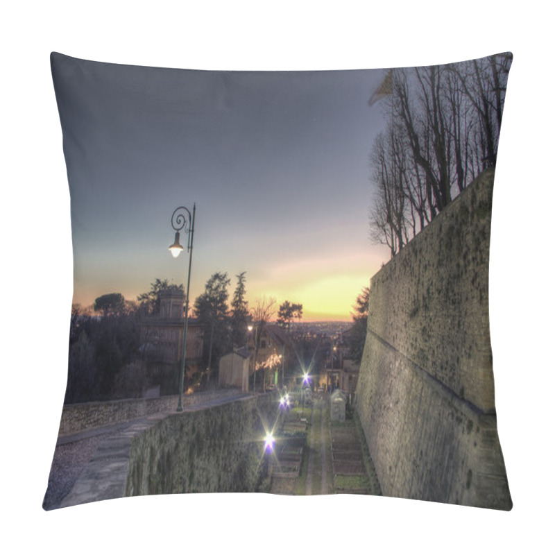 Personality  Upper City Of Bergamo Pillow Covers