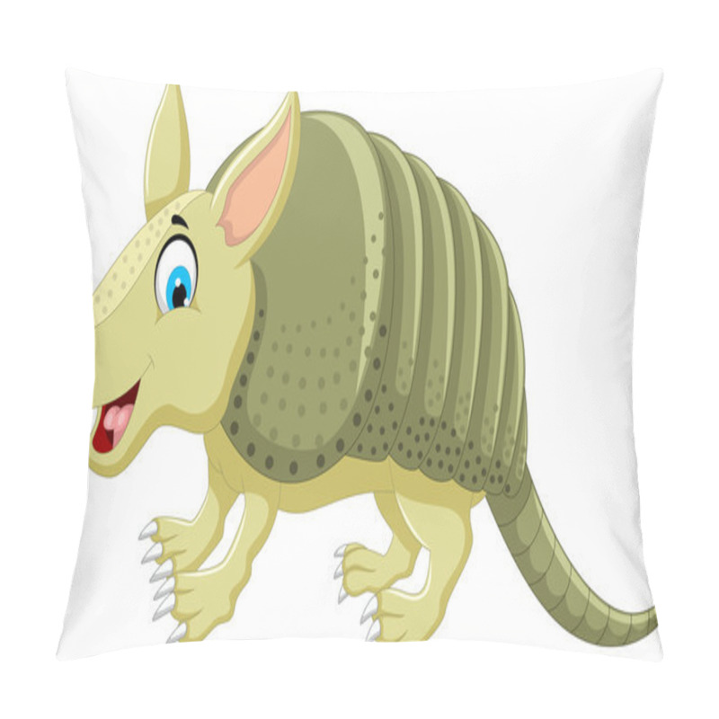 Personality  Funny Armadillo Cartoon Posing Pillow Covers