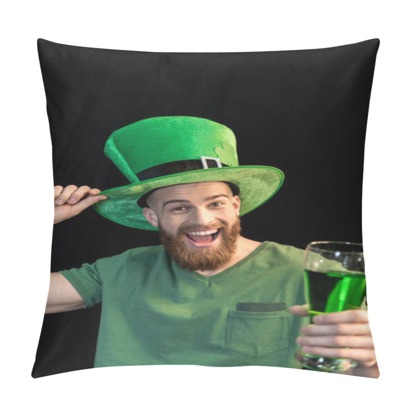 Personality  Man Celebrating St.Patrick's Day Pillow Covers