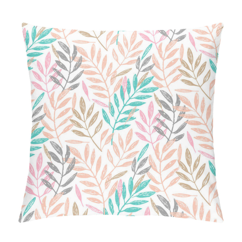 Personality  Tropical Palm Leaves, Seamless Foliage Pattern Pillow Covers