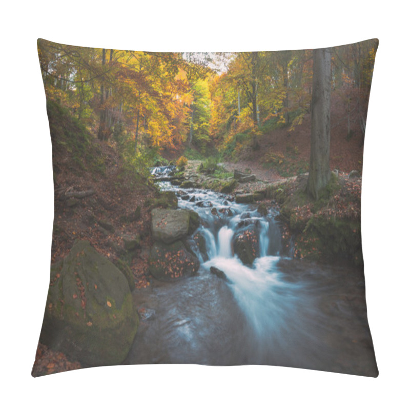 Personality  Carpathian Autumn Forest. Pillow Covers