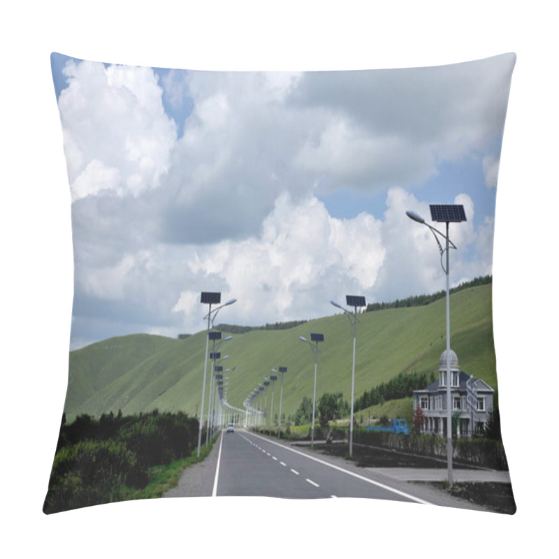 Personality  Inner Mongolia Hulunbeier Aershan S203 Highway Hot Springs Road Pillow Covers