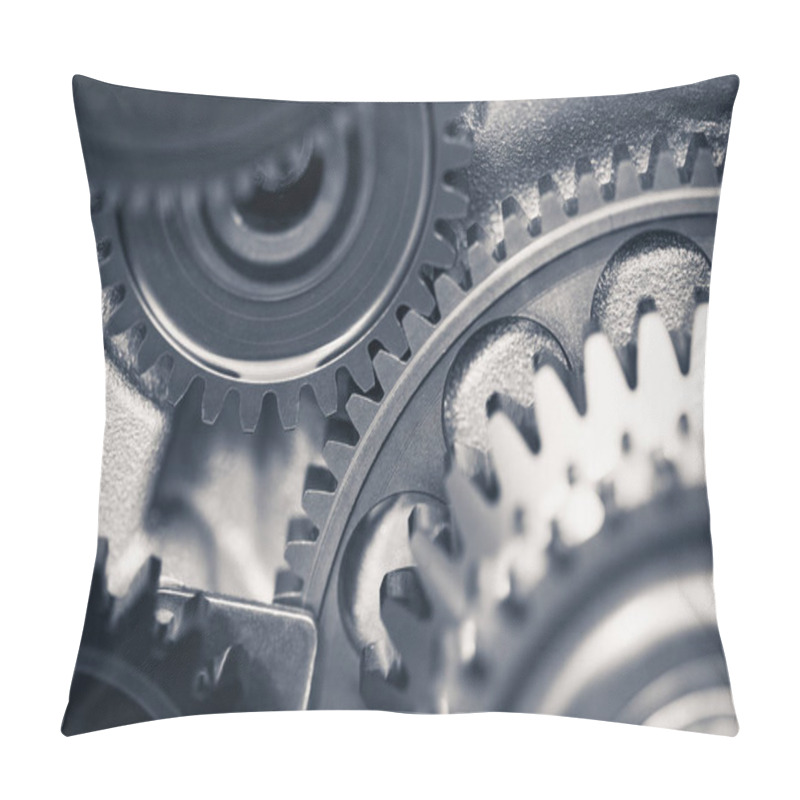 Personality  Engine Gear Wheels, Transportation Background Pillow Covers