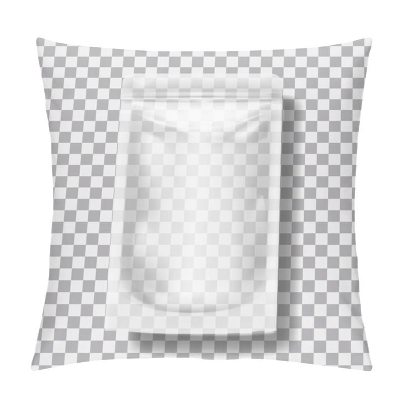 Personality  Transparent Blank Pouch With Zipper. Pack For Sauce, Mayonnaise Or Ketchup Pillow Covers