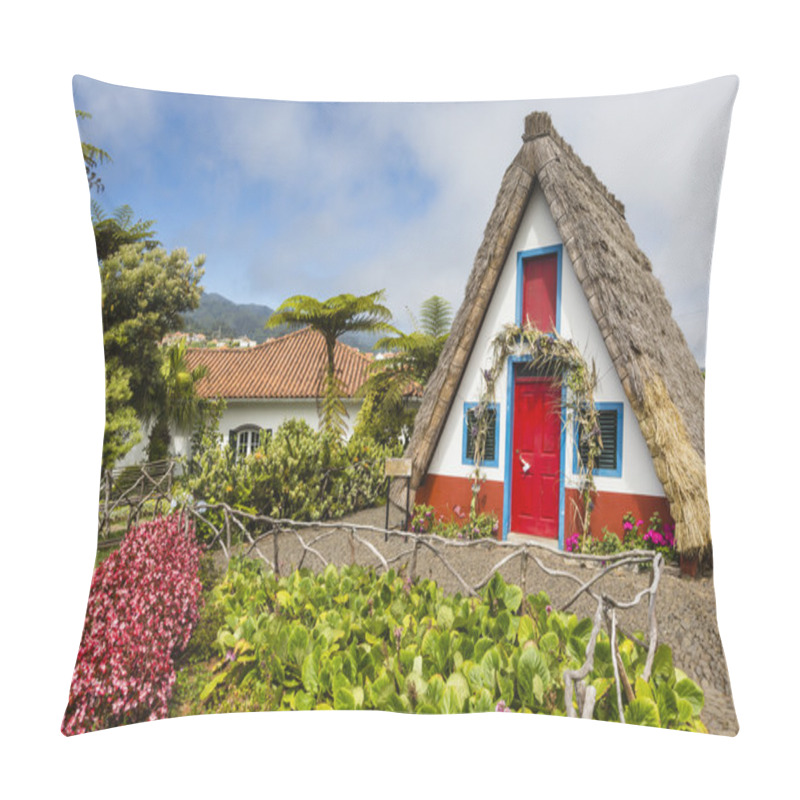 Personality  Traditional Rural House In Santana Madeira, Portugal. Pillow Covers