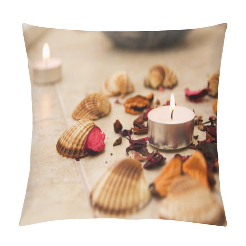 Personality  Spa Candle Pillow Covers