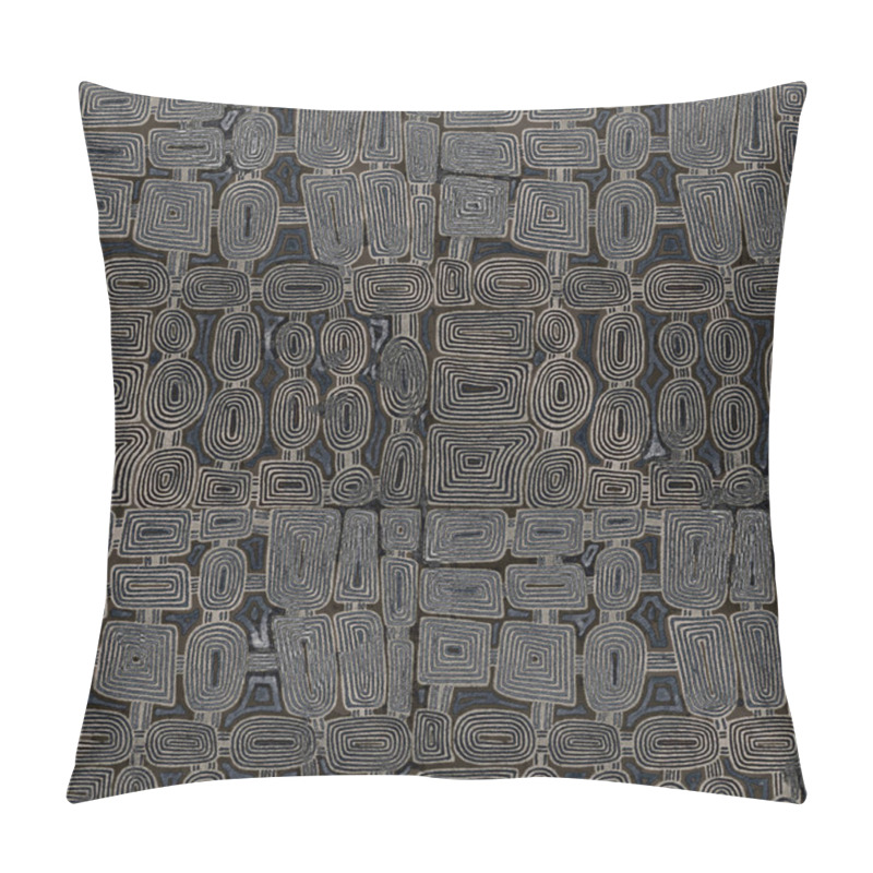 Personality  Geometry Modern Repeat Pattern With Textures Pillow Covers