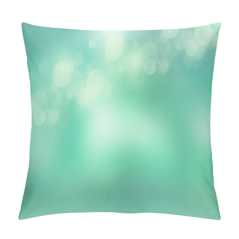 Personality  Lights On Mint Green Background Pillow Covers