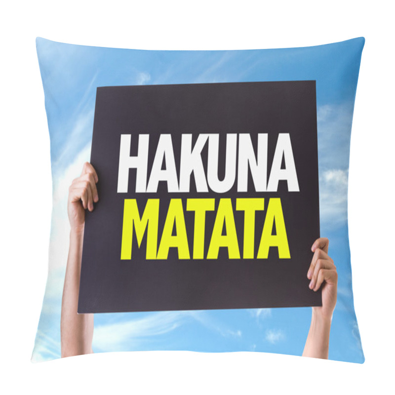 Personality  Hakuna Matata Card Pillow Covers