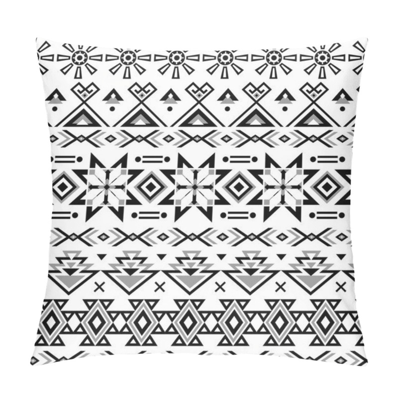 Personality  Ethnic Striped Seamless Pattern. Pillow Covers