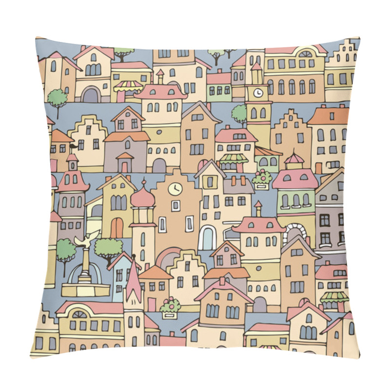 Personality  Houses In The Dutch Style. Pillow Covers