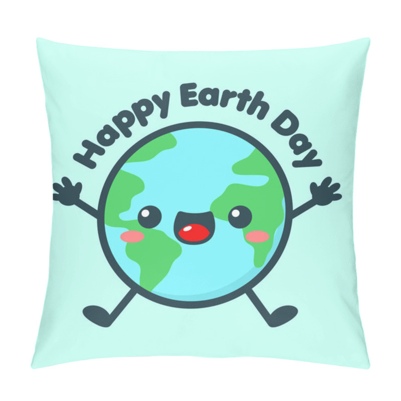 Personality  Cute And Kawaii Style Earth Character Pillow Covers