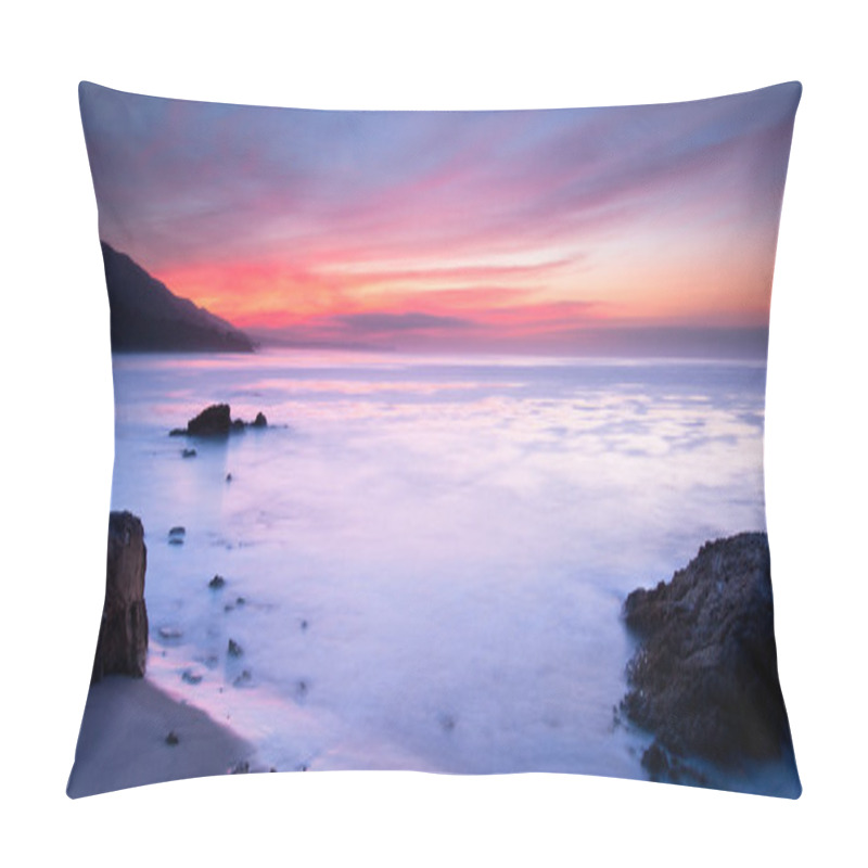 Personality  Sunrise At Leo Carrillo State Beach Pillow Covers