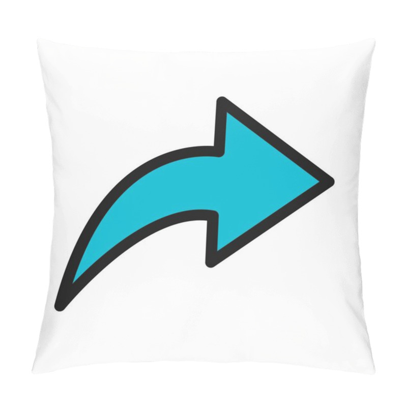 Personality  Arrow Right Vector Ico Pillow Covers