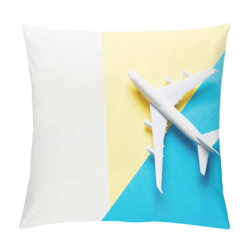 Personality  Miniature Airplane Travel Theme Pillow Covers