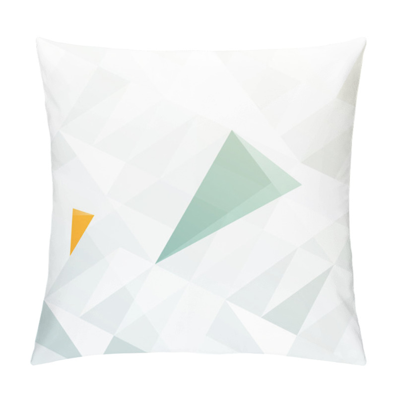 Personality  Blue And Orange Diamond Shaped Arrows On Light Gray Patched Surf Pillow Covers