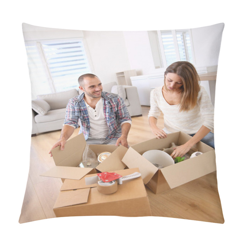 Personality  Couple Moving In New Home Pillow Covers