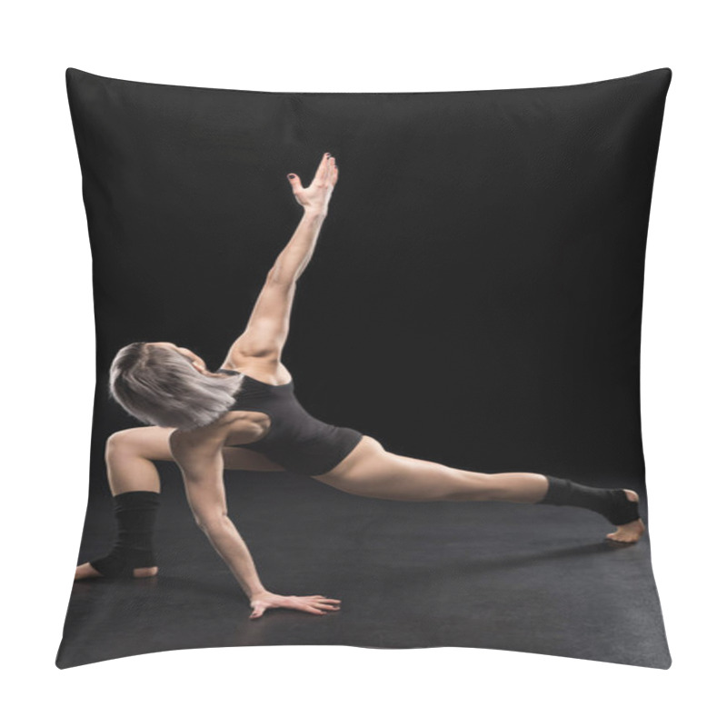 Personality  Young Dancer Posing  Pillow Covers