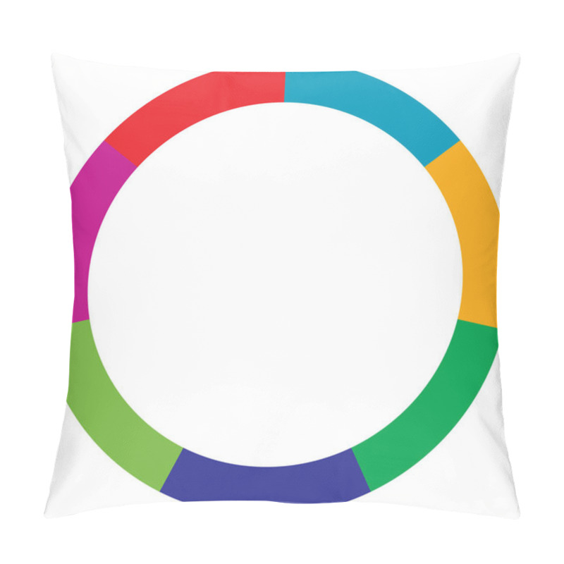 Personality  Segmented Circle(s) From 2 To 20 Parts. Circular Pie-chart, Pie-graph Infographics Template, Element. Icon For Segmentation, Ration, Quota And Sector, Period, Fraction Themes, Concepts Pillow Covers