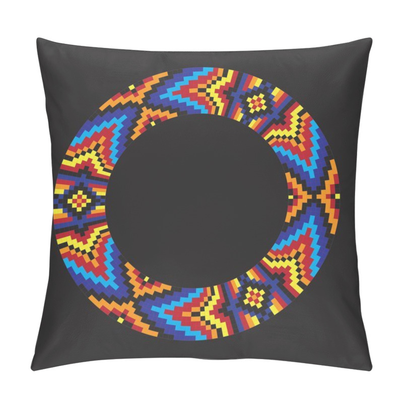 Personality  Circle Ornament. Pillow Covers