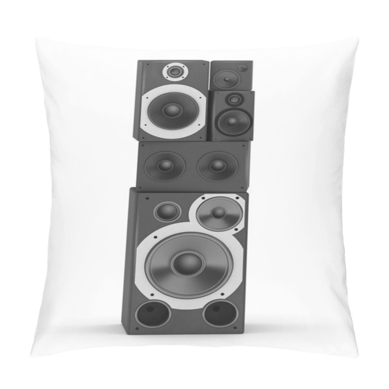 Personality  Letter I From Speaker Pillow Covers