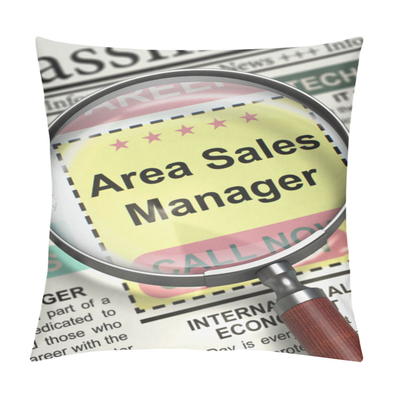 Personality  Area Sales Manager Wanted. 3D. Pillow Covers