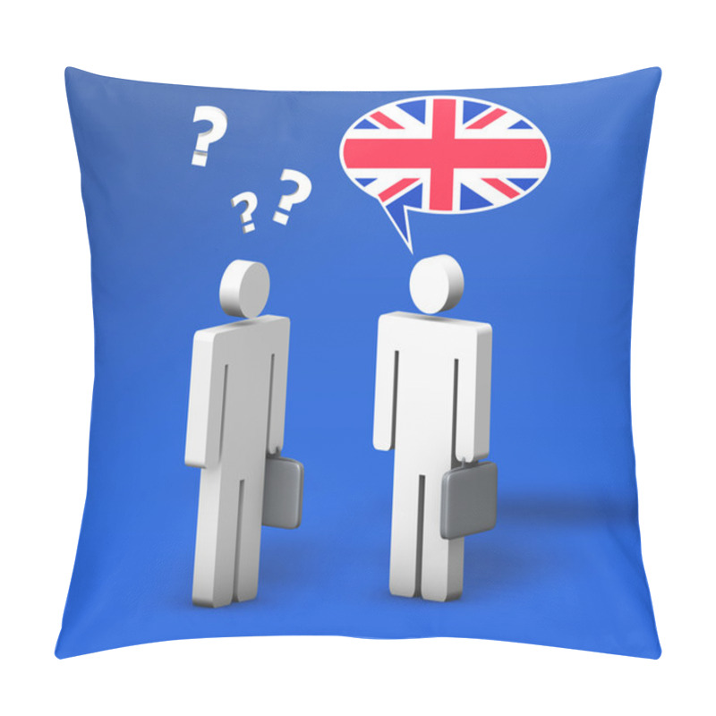 Personality  Business English Chat Pillow Covers