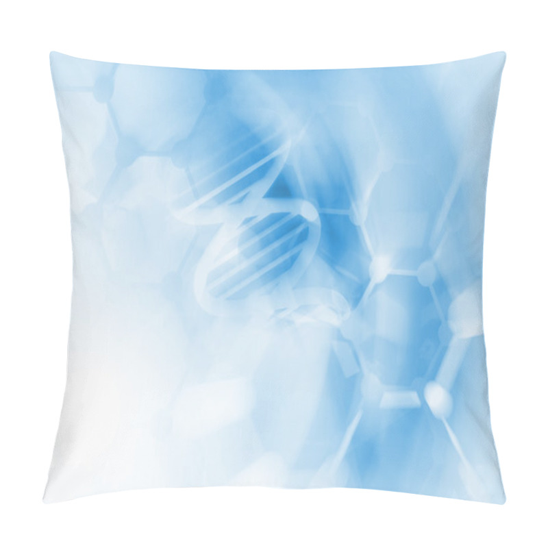 Personality  DNA Molecule Structure Background. Pillow Covers